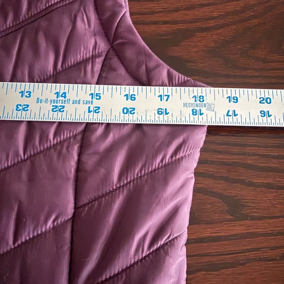 Columbia Omni Heat Insulated Puffer Vest Deep Purple Sz S NWOT - Picture 5 of 8